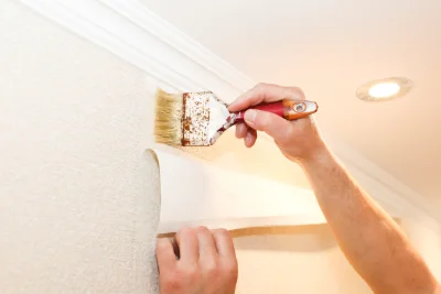 Pose de papier peint à Vermand — revêtements muraux et toiles de verre
